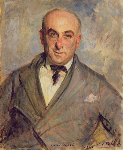 Ritratto di Max Jacob (1876-1944) 1921 da Jacques Emile Blanche